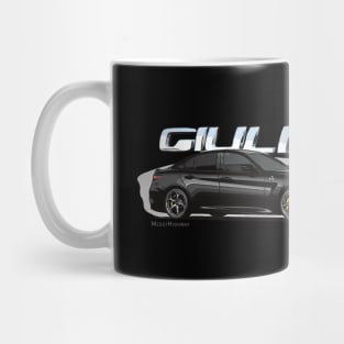 Alfa Romeo Giulia Quadrifoglio black Mug